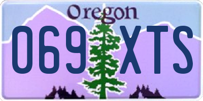 OR license plate 069XTS