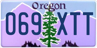 OR license plate 069XTT