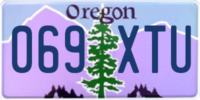 OR license plate 069XTU
