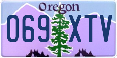 OR license plate 069XTV