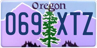 OR license plate 069XTZ