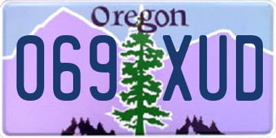 OR license plate 069XUD