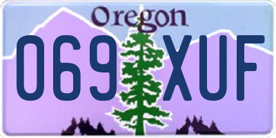 OR license plate 069XUF