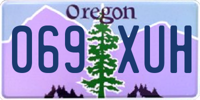 OR license plate 069XUH