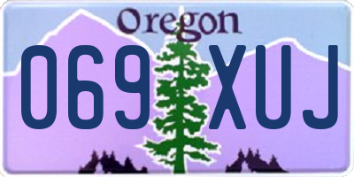 OR license plate 069XUJ