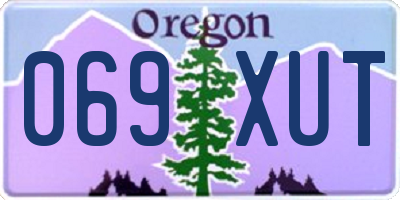 OR license plate 069XUT