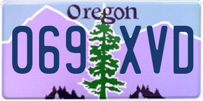 OR license plate 069XVD