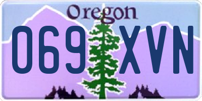 OR license plate 069XVN