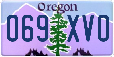 OR license plate 069XVO