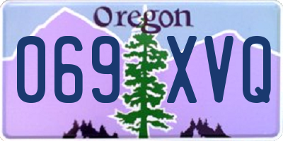OR license plate 069XVQ
