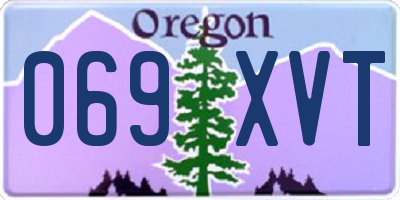 OR license plate 069XVT