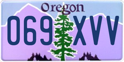 OR license plate 069XVV