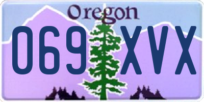 OR license plate 069XVX