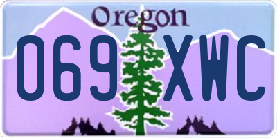 OR license plate 069XWC