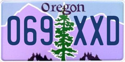 OR license plate 069XXD