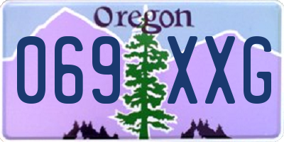 OR license plate 069XXG
