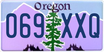 OR license plate 069XXQ