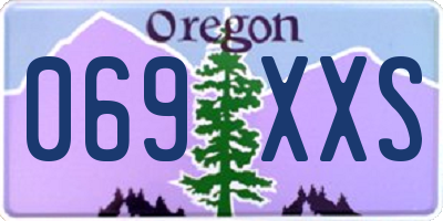 OR license plate 069XXS