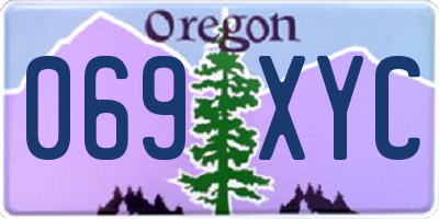 OR license plate 069XYC