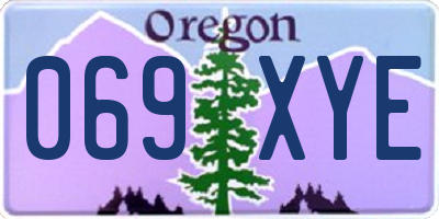 OR license plate 069XYE