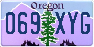 OR license plate 069XYG