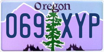 OR license plate 069XYP