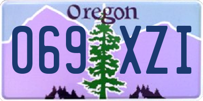 OR license plate 069XZI