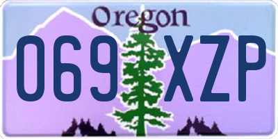 OR license plate 069XZP
