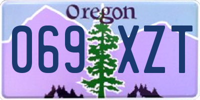 OR license plate 069XZT