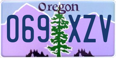 OR license plate 069XZV