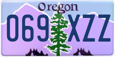 OR license plate 069XZZ