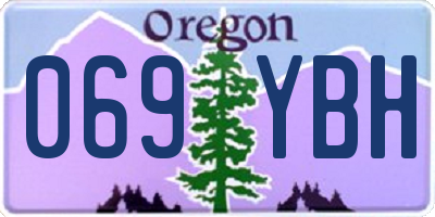OR license plate 069YBH