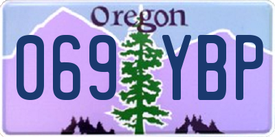 OR license plate 069YBP