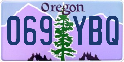 OR license plate 069YBQ