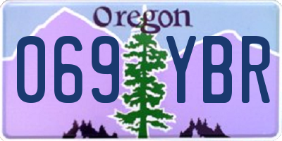 OR license plate 069YBR