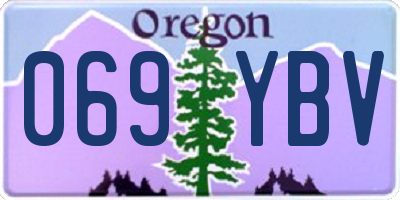 OR license plate 069YBV