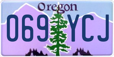 OR license plate 069YCJ