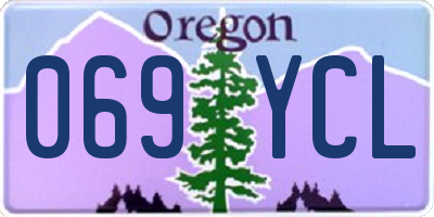 OR license plate 069YCL