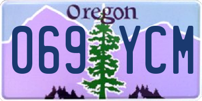 OR license plate 069YCM