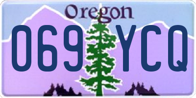 OR license plate 069YCQ