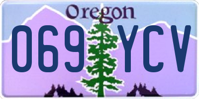 OR license plate 069YCV