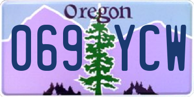 OR license plate 069YCW