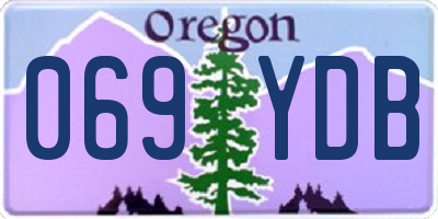 OR license plate 069YDB