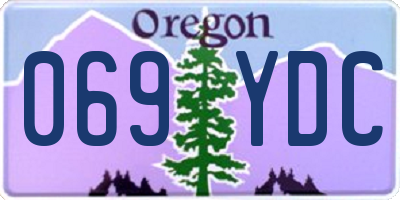 OR license plate 069YDC