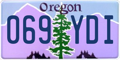 OR license plate 069YDI