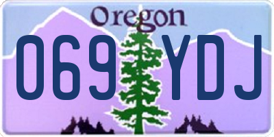 OR license plate 069YDJ