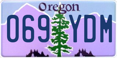 OR license plate 069YDM