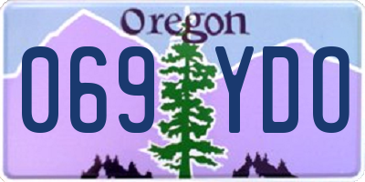OR license plate 069YDO