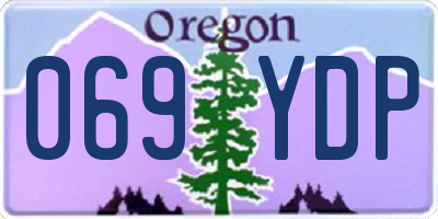 OR license plate 069YDP