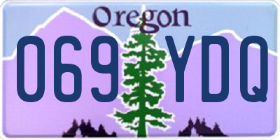 OR license plate 069YDQ